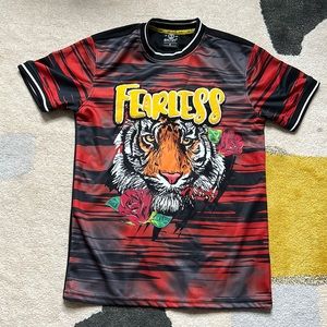Switch red fearless tiger tee